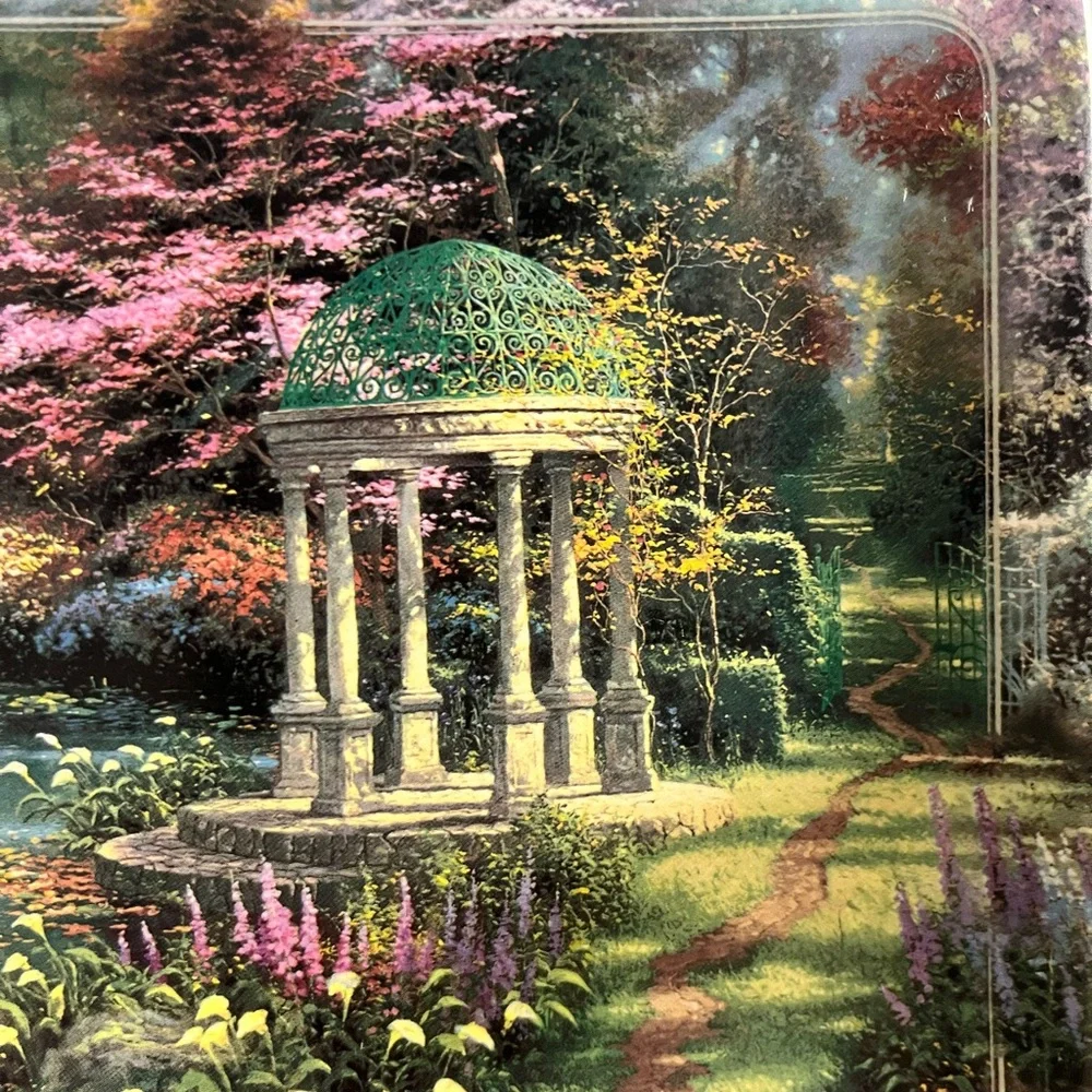 VINTAGE THOMAS KINKADE “GARDEN‎ OF PRAYER” LIMITED EDITION #7579D